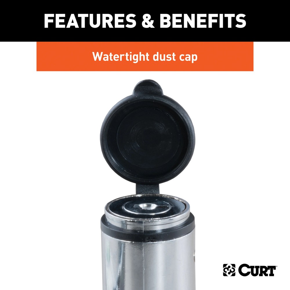 Curt-Hitch & Coupler Lock Set (2" Receiver, 2-1/2" Latch)