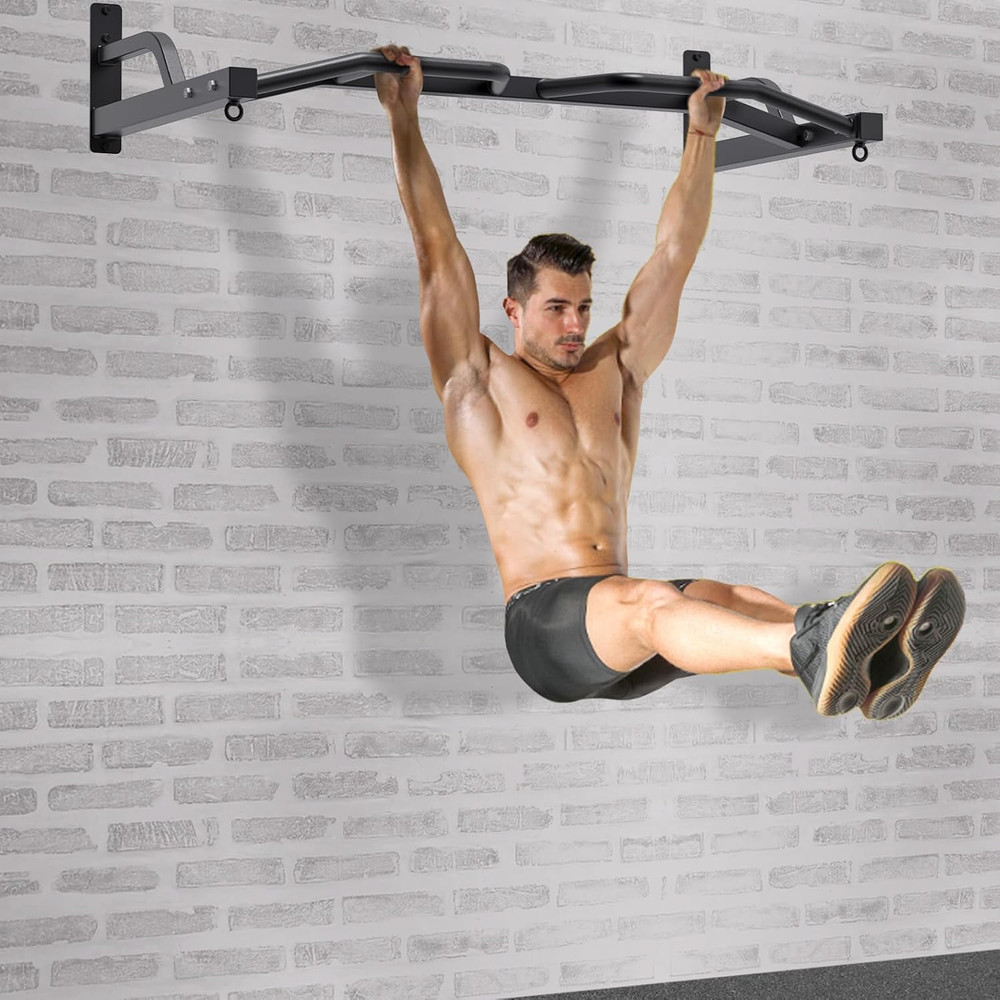 48" Wall Mounted Multifunction Cable Pulley System Gym, 48" Wall Mounted Pull up