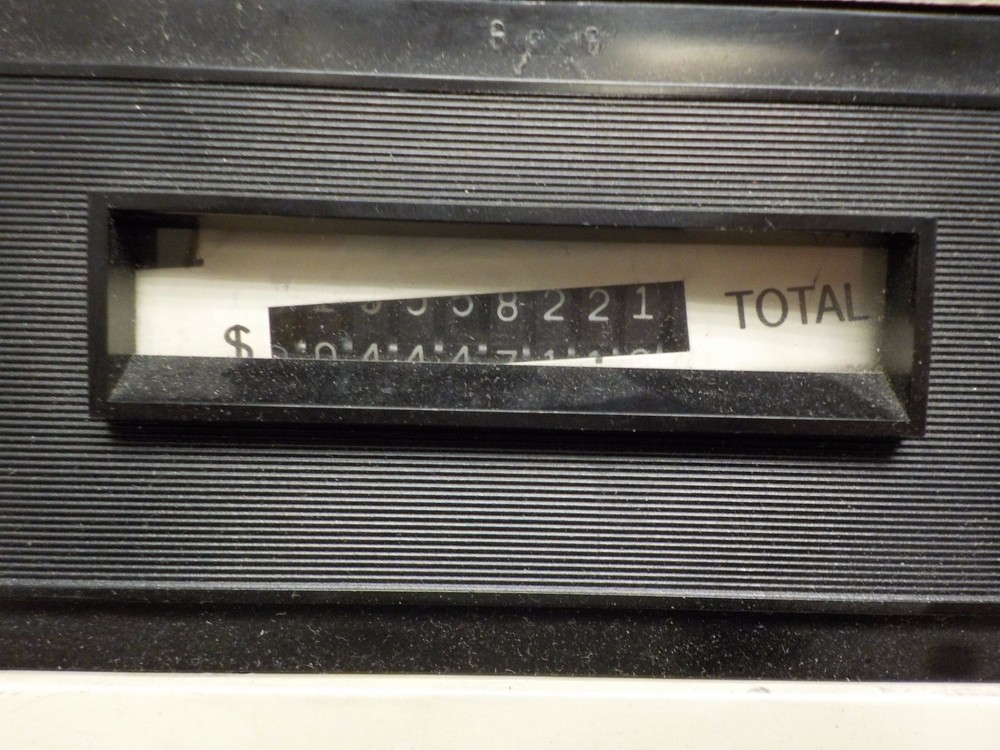 Vintage Burroughs Adding Machine T9889 - FOR PARTS