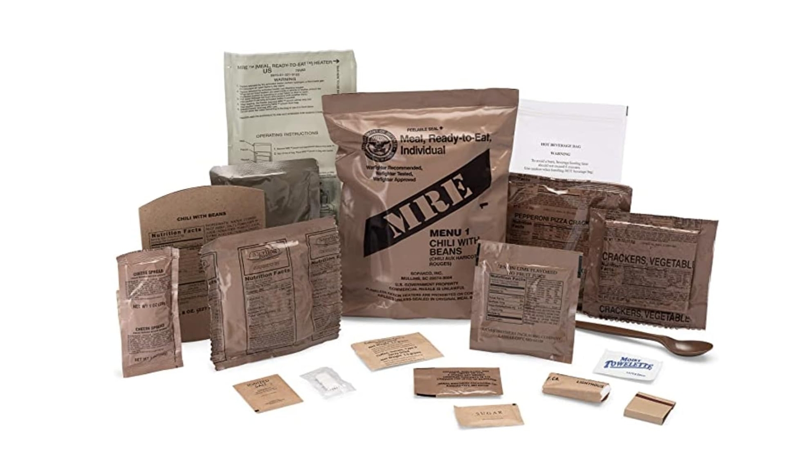 Wornick MRE Meals Ready to Eat, Emergency Food Supply, Survival Camping Outdoor