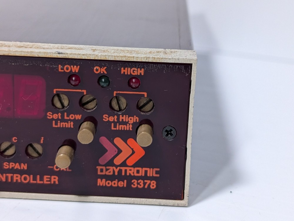 Daytronic 3378 Strain Gage Indicator/Controller, digital, 6 digit, no power cord