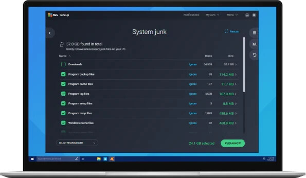 AVG TuneUp for PC 2025 1 Device 1 Year (Windows Only) - Delivery by EMAIL