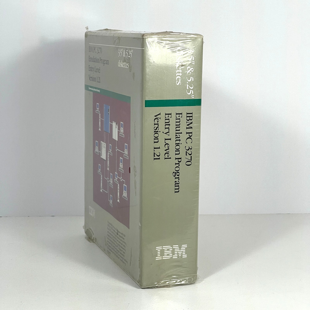 1987 IBM 3270 PC Emulation Program Version 1.21 - 3.5" & 5.25" diskettes -SEALED