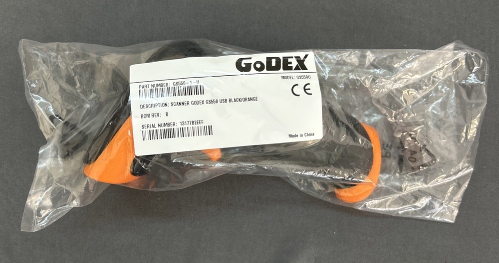 GoDex GS550U Laser Barcode Scanner New/Open Box
