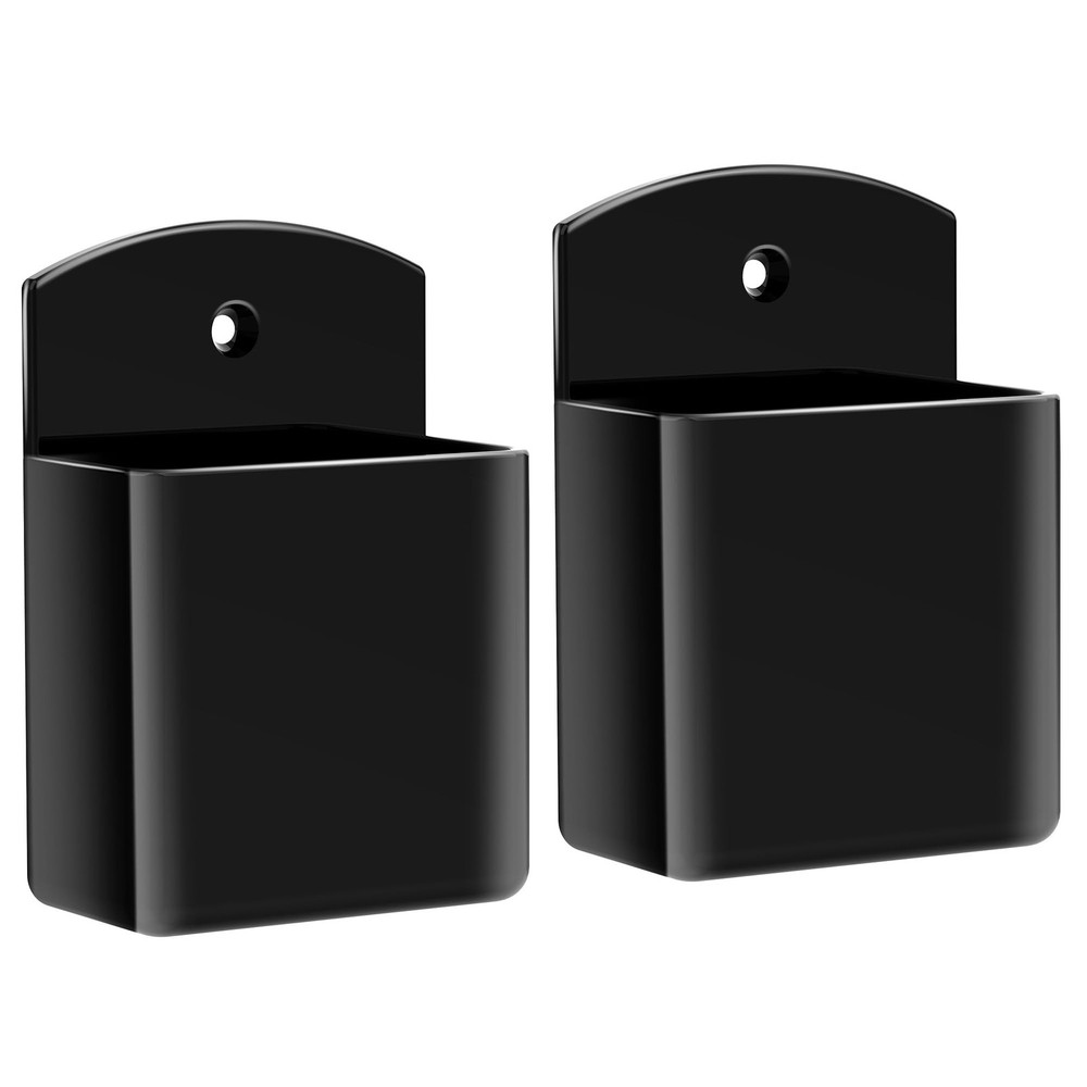 DRQ 2pc Adhesive Remote Control Holder, Wall Mount TV Controller Holder, TV R...