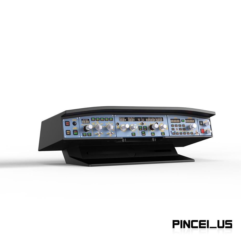 WINGFLEX A320 FCU CUBE + EFIS CUBE + RMP COMBO CUBE + Cube Stand for Flight Game