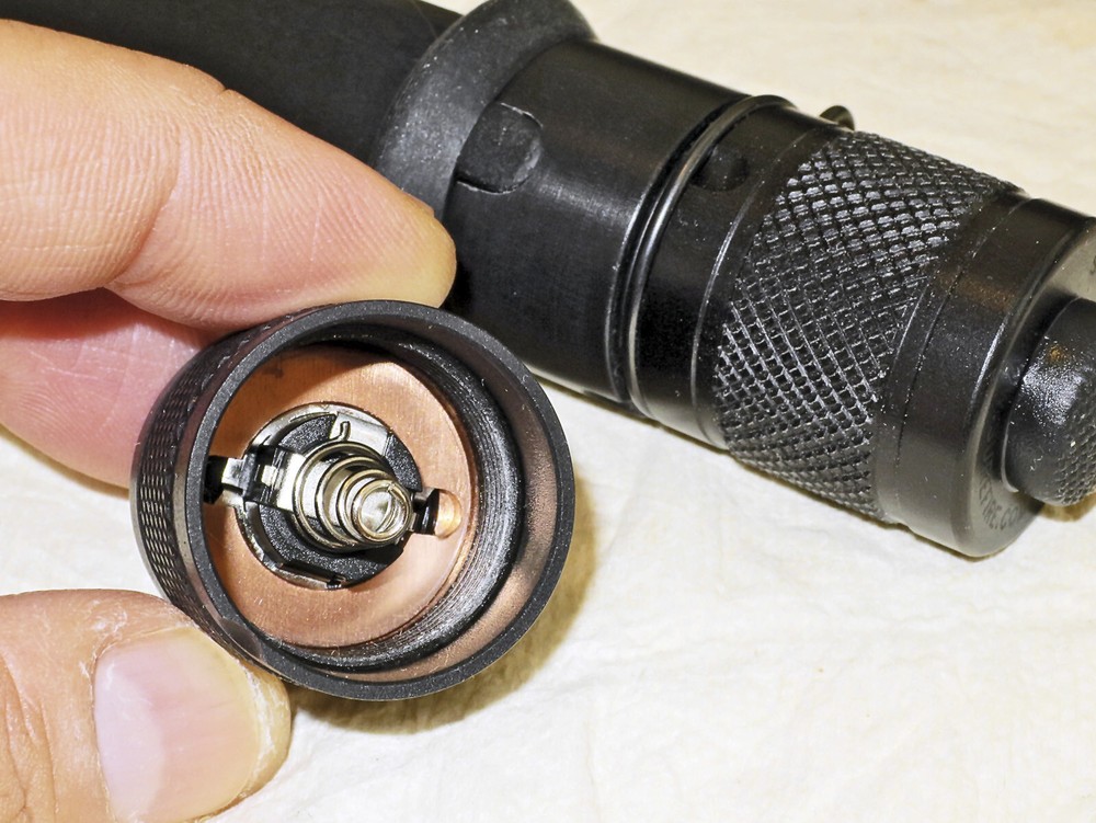 Custom Modified Surefire Z41 McClicky Tailcap for C-tail (HAIII BK)