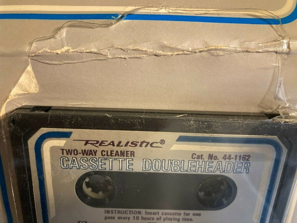 VTG Realistic Two-Way Cleaner Cassette Doubleheader 44-162