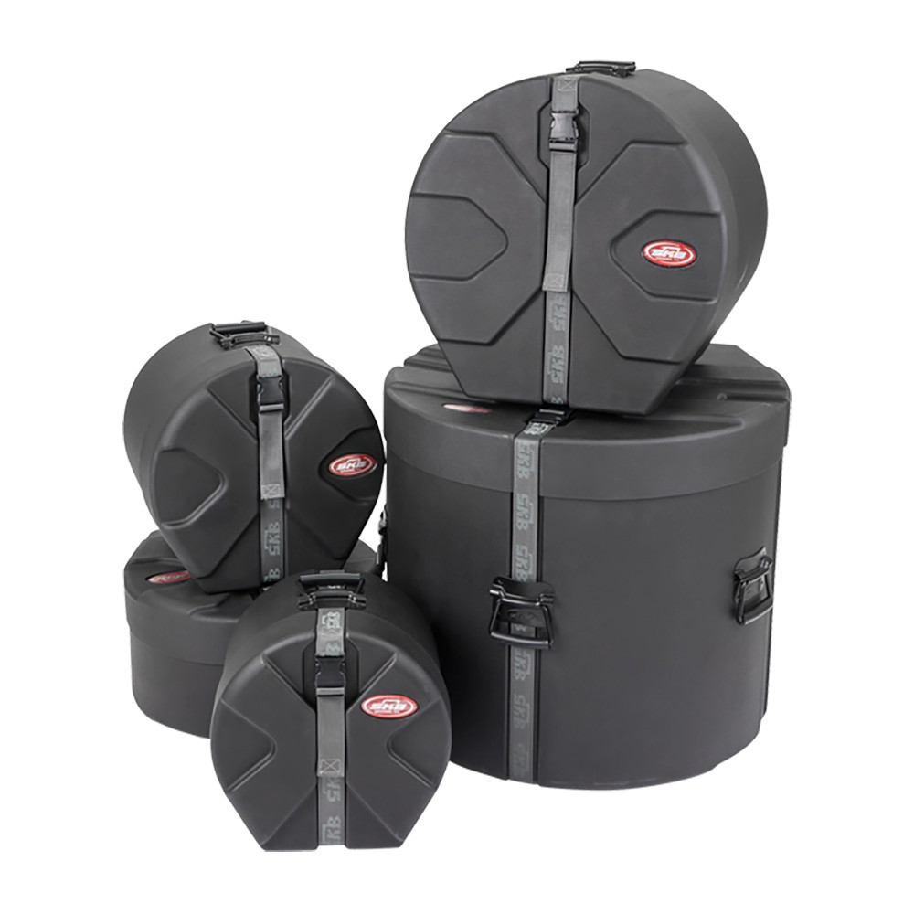 SKB 5pc Drum Case Set w/Padded Interiors