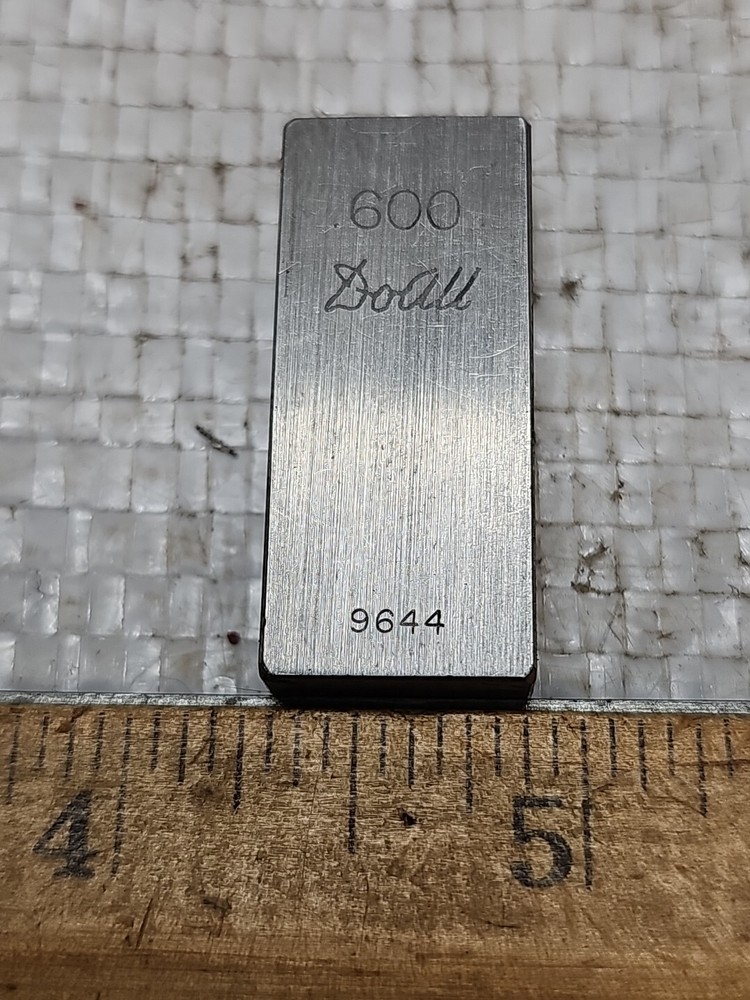 DoALL .600" RECTANGULAR GAGE BLOCK NO. 9644