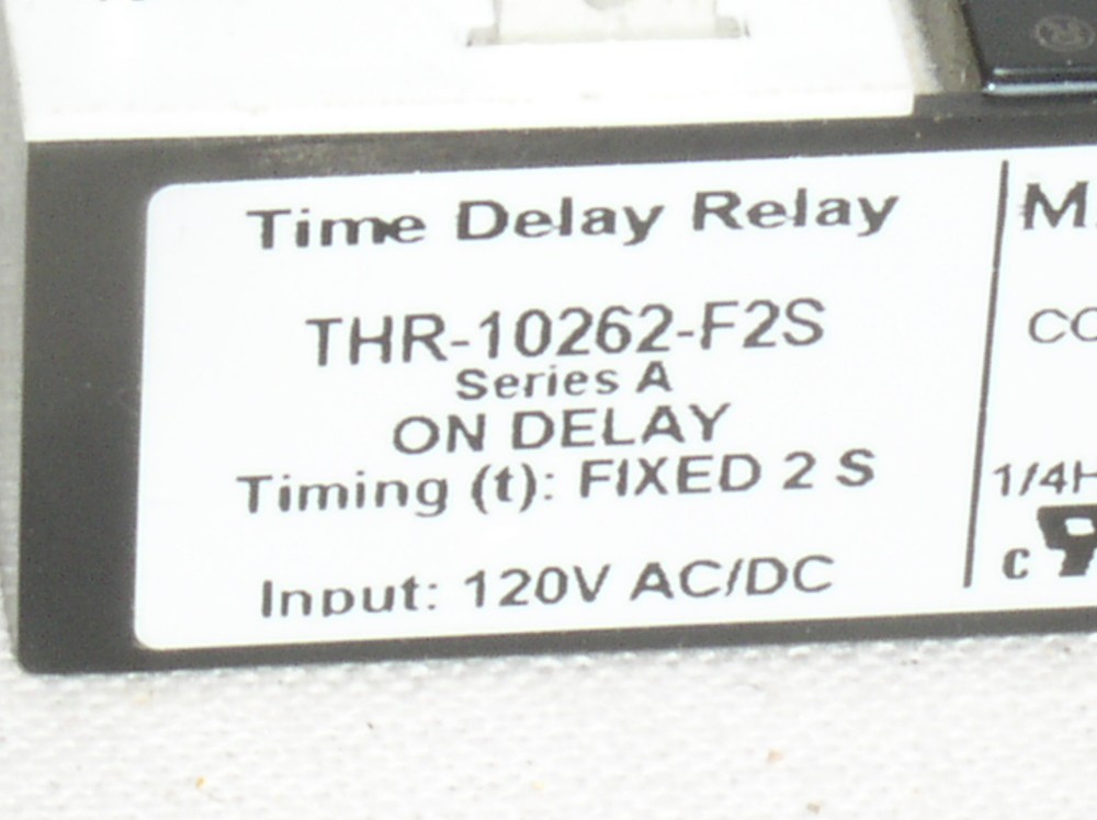 MACROMATIC THR-10262-F2S FIXED 2 SECOND TIME DELAY ISOLATED RELAY TIMER 10A 240V