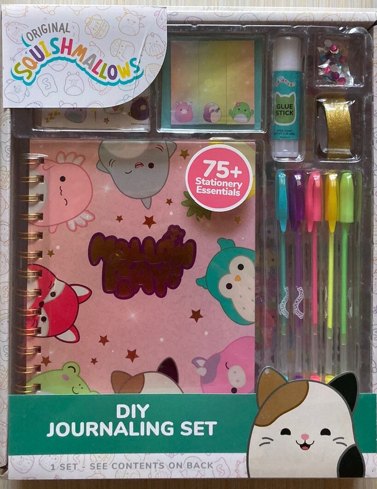 Original Squishmallows DIY Journaling Set NEW