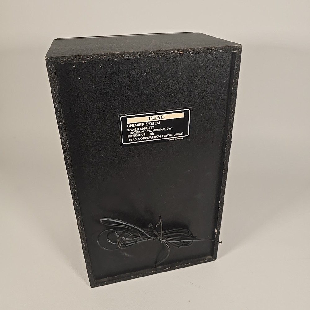 Teac Replacement Speaker 10W Maximum 7W Nominal 7"x6"x12" Tested