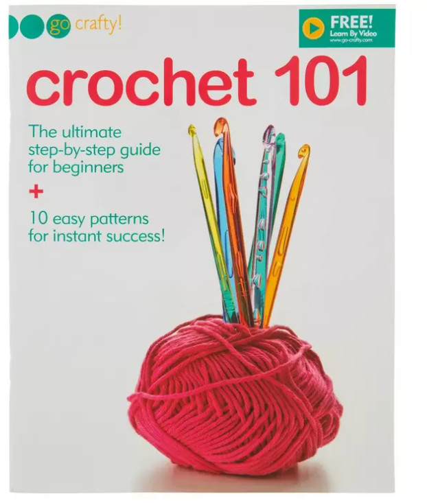 Go Crafty Crochet 101 Book New