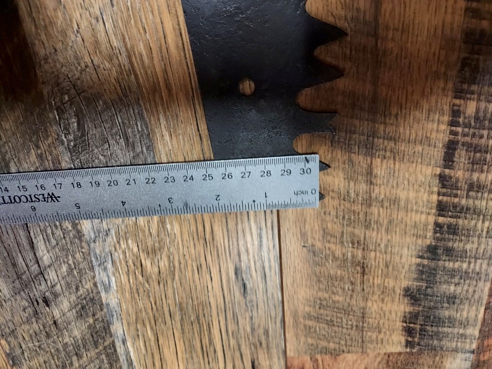 WARRANTED SUPERIOR 48 " LOGGING SAW WITH HOLES FOR ADDITIONAL HANDLE SHARP USED