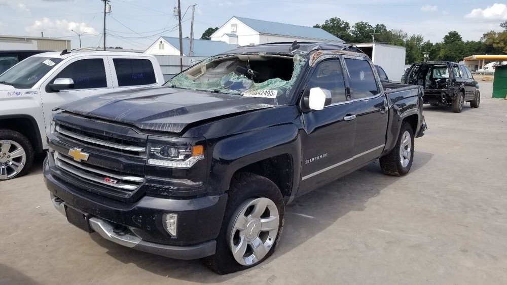 18 CHEVY SILVERADO 1500 FRONT CENTER FLOOR CONSOLE ASSEMBLY BROWN