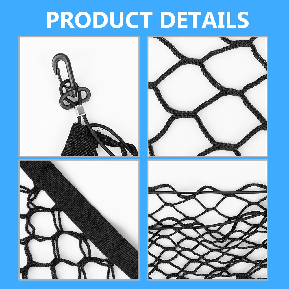Rear Trunk Envelope Style Mesh Web Cargo Net for DODGE CHALLENGER 2008-2022