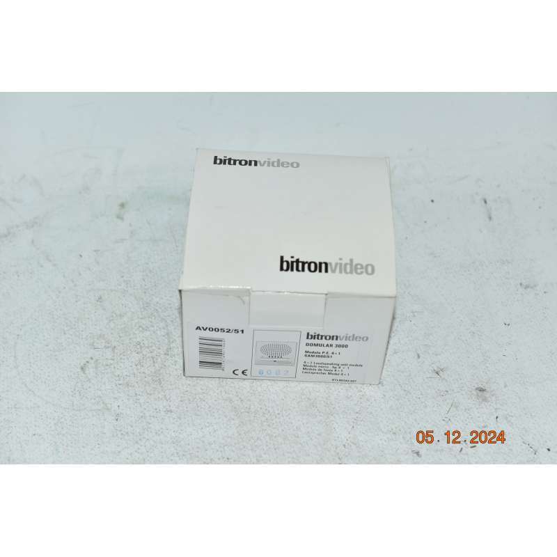 AV0052/51 BITRON VIDEO DOMULAR 3000 Audio Module Copmpact 4+n