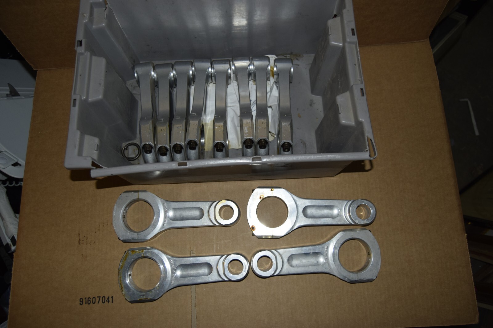 Used Childs & Albert Top Fuel Deep Cycle Connecting Rods - Nitro Drag Funny Car