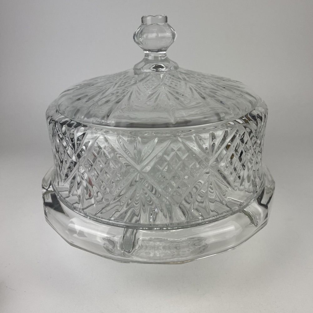 Crystal Cake and Cheese Party Stand/Dome