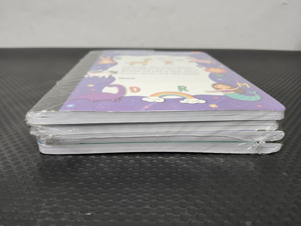 scribblemate Primary Journal K2 Notebooks 100 Sheets/200 Pages -4 Pack Sealed