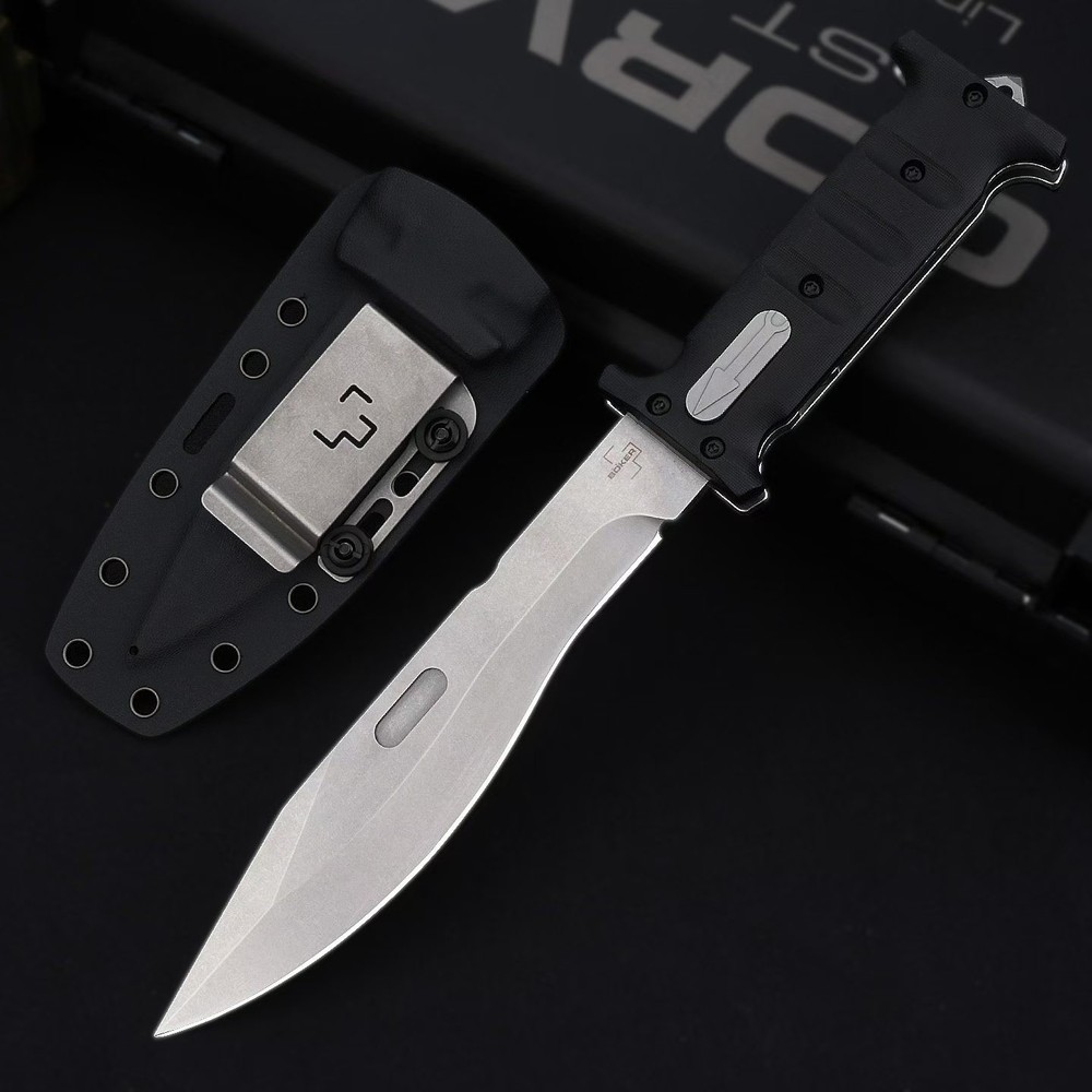 D2 Fixed Blade TPE Handle Collection Outdoor Unique Design Extension Tools VTH35