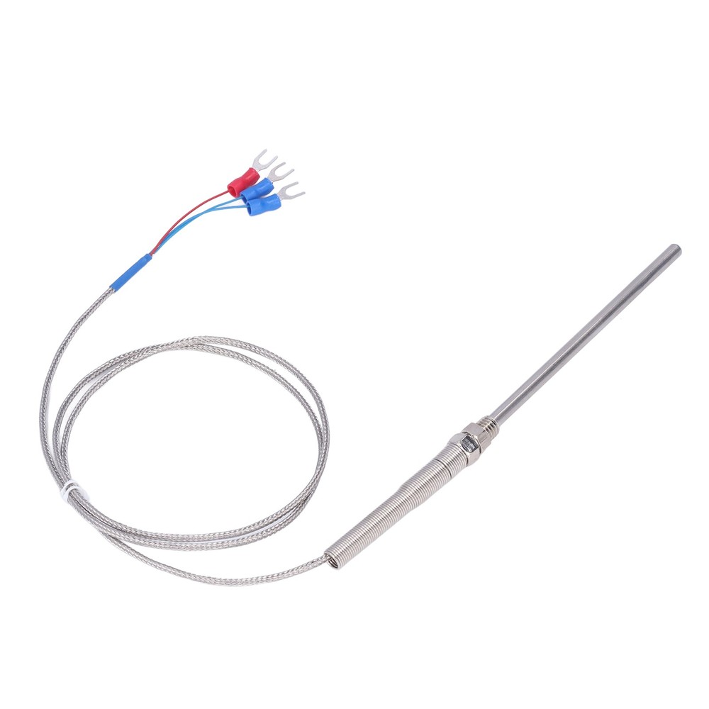 1 Meter Length 100mm Probe Thermocouple PT100 Temperature Sensor Probe Accessory