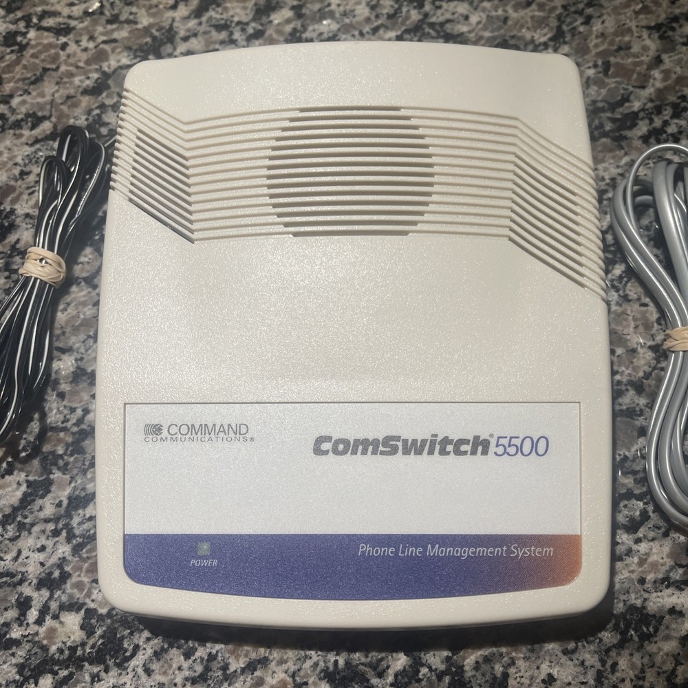 Command Communications Comswitch 5500 3-Port Phone/Fax Modem Line Sharing Device