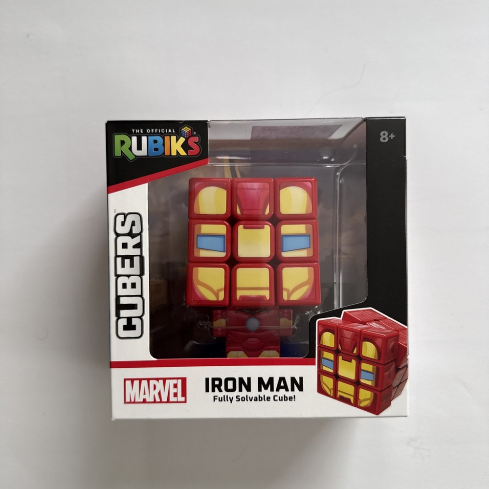 Marvel Rubiks Cube Iron Man Official Rubiks Fully Solvable Cube New Sealed