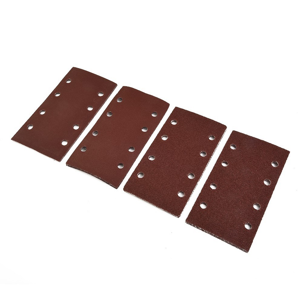 20pcs Sandpaper Sanding Sheets Punched Hook&Loop Mixed Grits 60/80/120/240