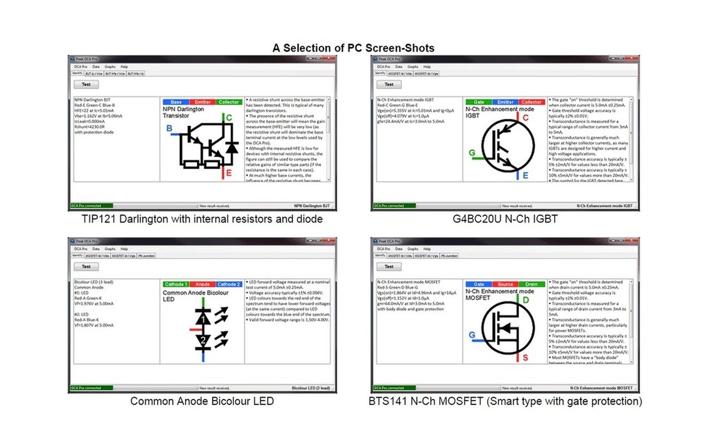 Peak Atlas DCA75 Pro Semiconductor Tester, Light Blue