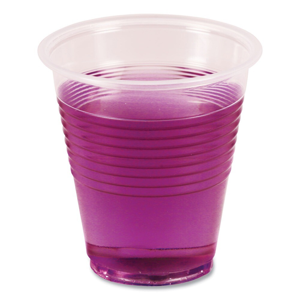Boardwalk TRANSCUP3CT 3 oz. Plastic Cold Cups - Translucent (2500/CT) New