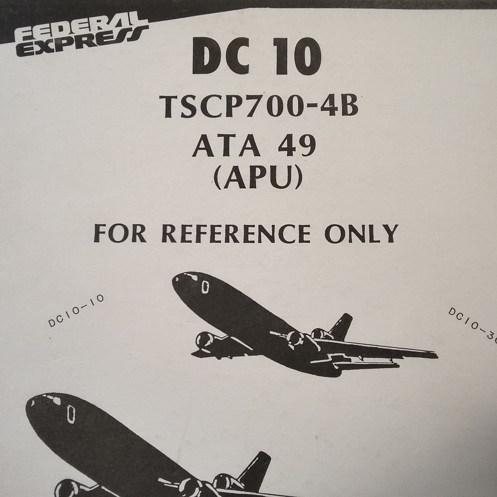 Garrett TSCP700-4B APU Maintenance Technical Training Manual