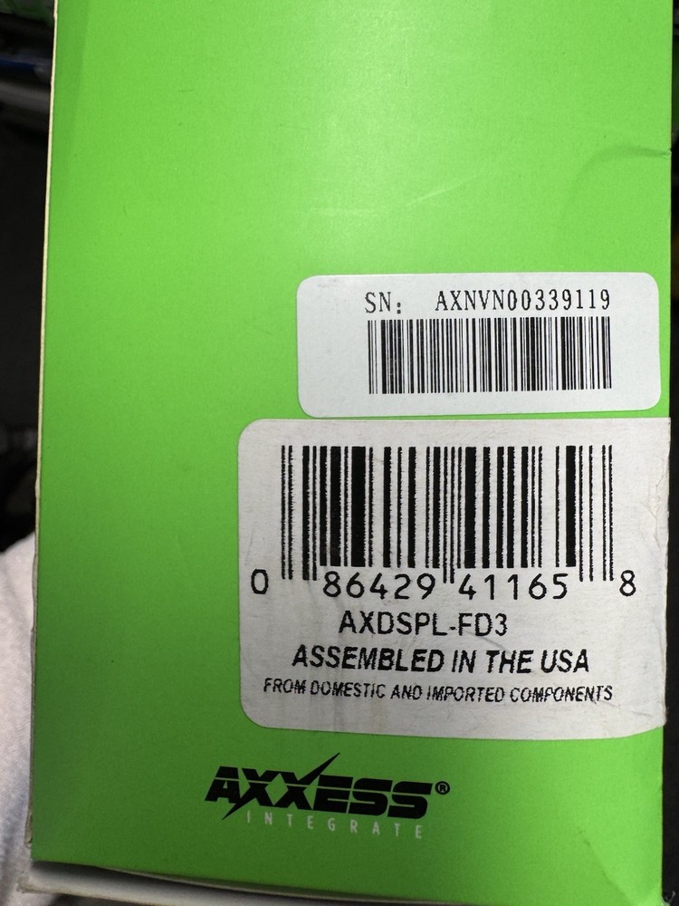 Axxess AXDSPL-FD3 Digital Signal Processor Signal Processor for Ford 2020-Up