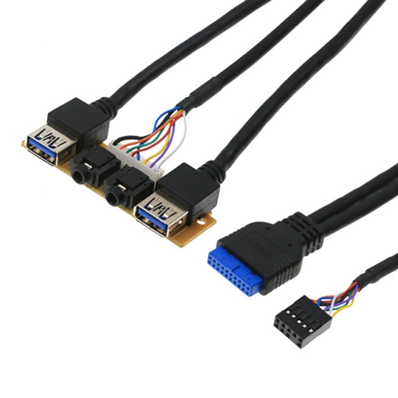 60cm Motherboard High Definition Double USB 3.0 Interface Extension Cable