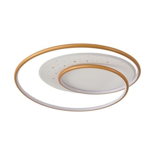 Modern LED Ceiling Light Dimmable Pendant Lamp Flush Mount w/Remote Control 51W