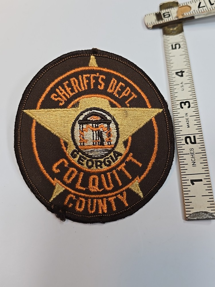 Colquitt County Sheriff's Dept. Sew-on Patch Georgia