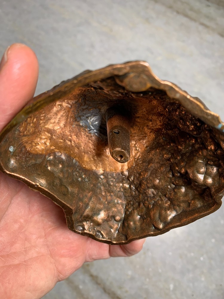 Copper Bronze Base Mount Stand Rack Holder Rock Rocks Mountain Ledge Volcano