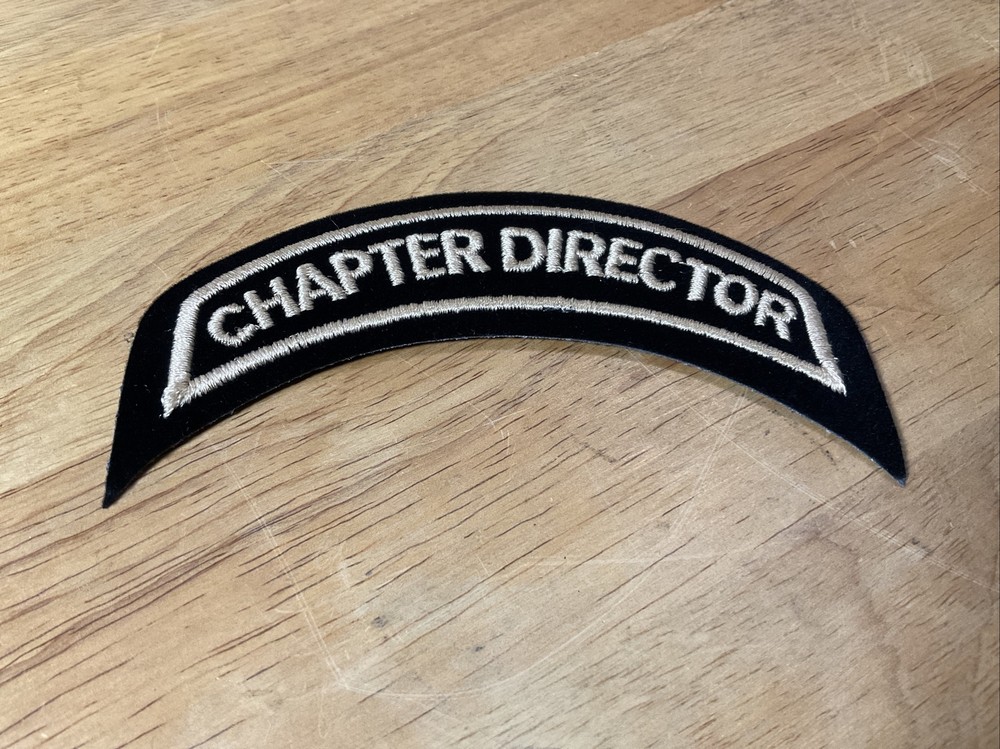 Harley Davidson HOG Chapter Director Motorcycle Vest Jacket Patch Owners Group