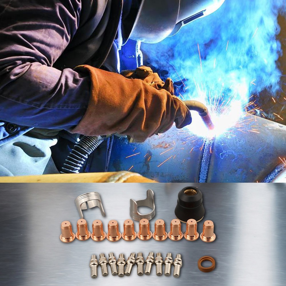 Plasma Cutting Torch Nozzle Plasma Cutting Tools 24pcs High-quality New