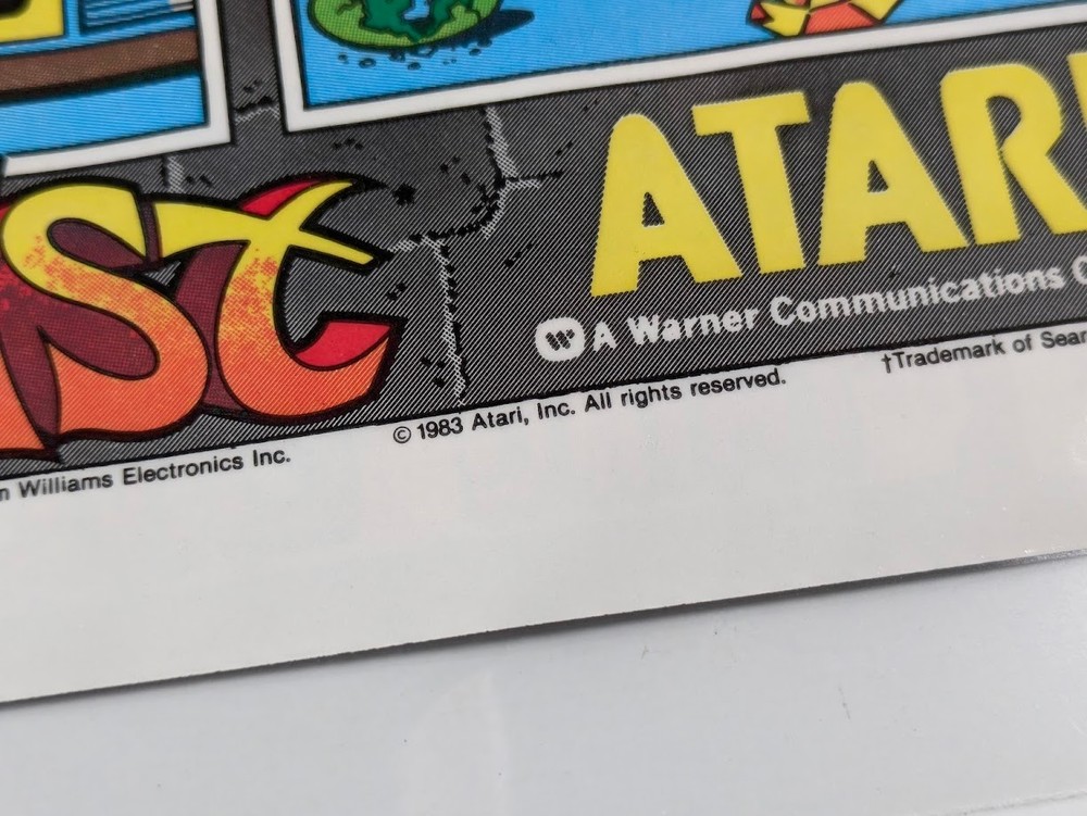 Joust on Atari 2600 Advertisement - Laminated From Original Comic Book