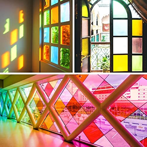 12 Pack Colored Translucent Acrylic Sheet 0.12 Inch Thick Acrylic Sheets for ...