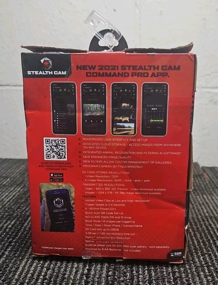 Stealth Cam STC-FATWX FusionX Cellular Trail Camera