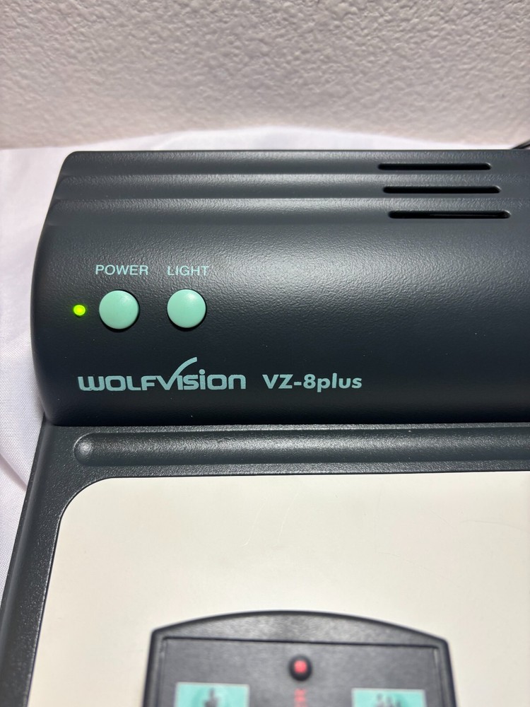 Wolfvision VZ-8Plus Document Folding Visualizer Overhead Projector w/ Adapter &