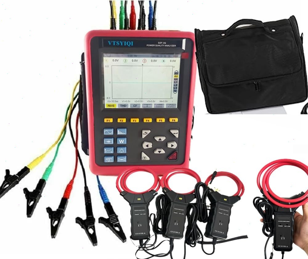 Digital Power Quality Analyzer with Current Clamp Range 10A~6000A CT Size Ф300mm