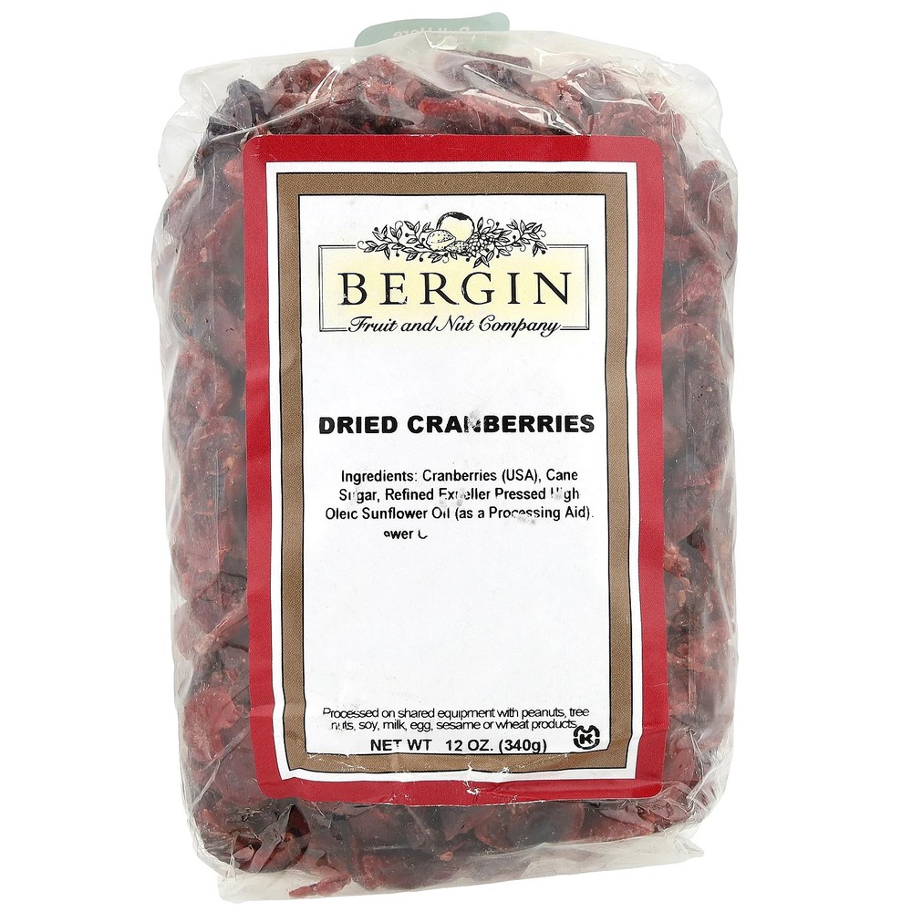 Dried Cranberries, 12 oz (340 g)
