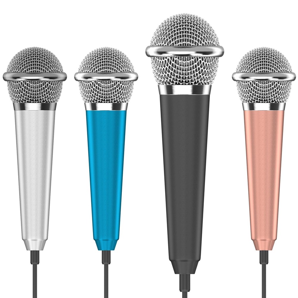 Mini Microphone for iPhone iPad Small ASMR Tiny Microphone for Voice Video Re...