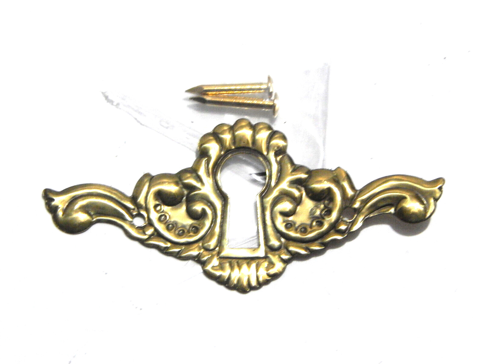 Vintage Keyhole Covers Brass for Drawers Vanties Doors