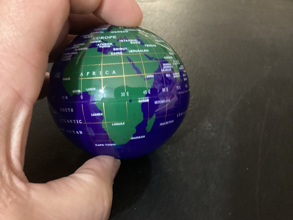 (2) Small 3" Plastic Globes