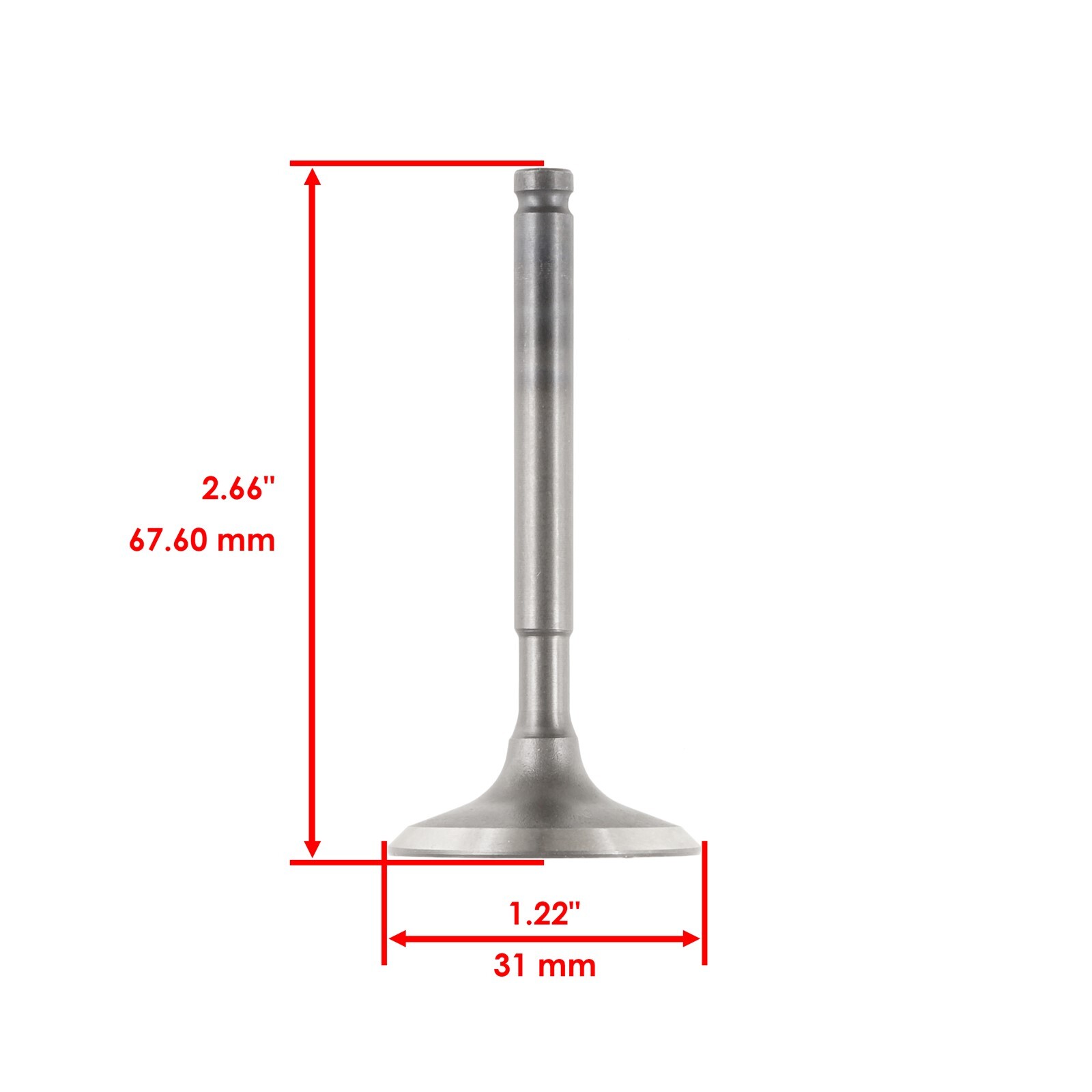 Exhaust & Intake Valve Kit for Kawasaki Mule 4010 2009 2010 2011 2012 2013-2023